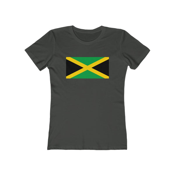 Jamaican Flag - Women's Slim Fit Tee - CocoaLime