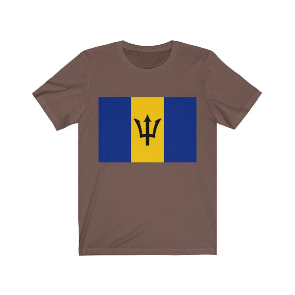 Barbados Flag - Unisex Jersey Short Sleeve Tee - T-Shirt - Cocoalime Apparel 