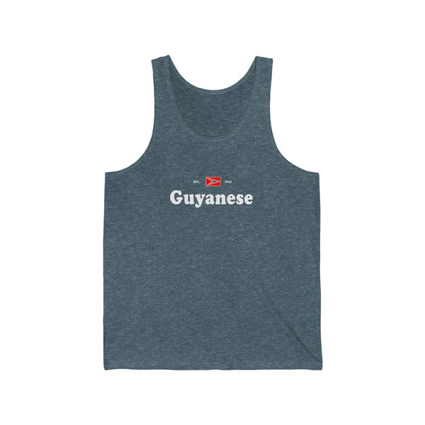 Guyanese - Unisex Jersey Tank - Tank Top - Cocoalime Apparel 