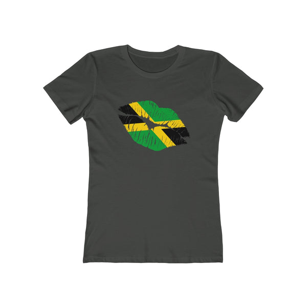 Jamaican Lip Service - Women's Slim Fit Tee - CocoaLime