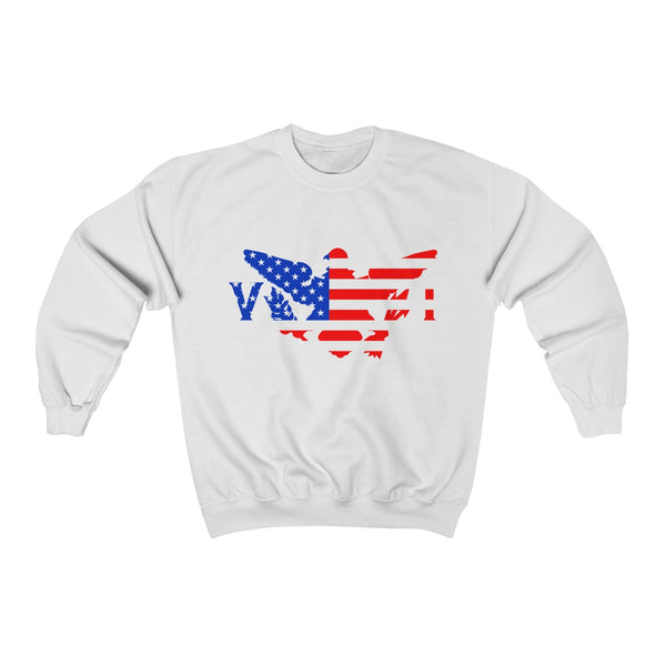 US x VI - Color - Unisex Heavy Blend™ Crewneck Sweatshirt - CocoaLime