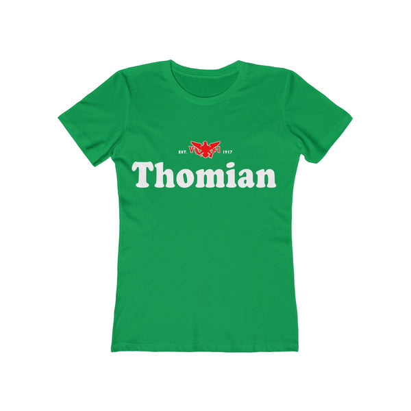 Thomian - Women's Slim Fit Tee - CocoaLime