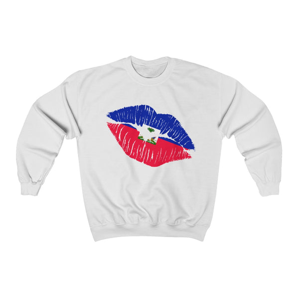 Haiti Lip Service - Unisex Heavy Blend™ Crewneck Sweatshirt - Sweatshirt - Cocoalime Apparel 