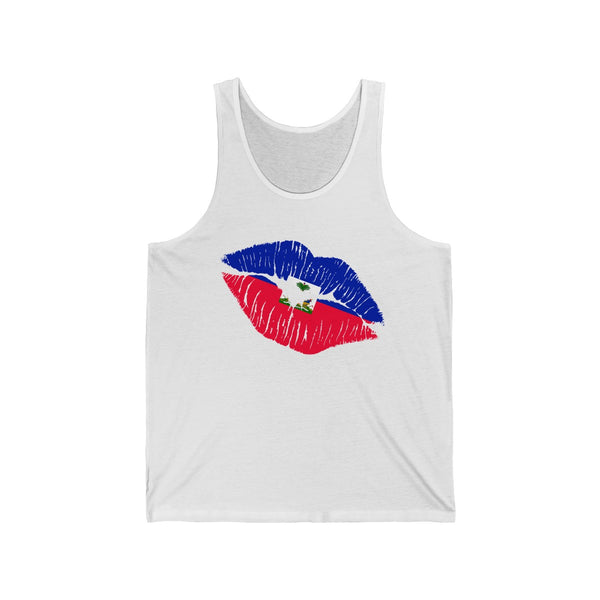 Haiti Lip Service - Unisex Jersey Tank - Tank Top - Cocoalime Apparel 