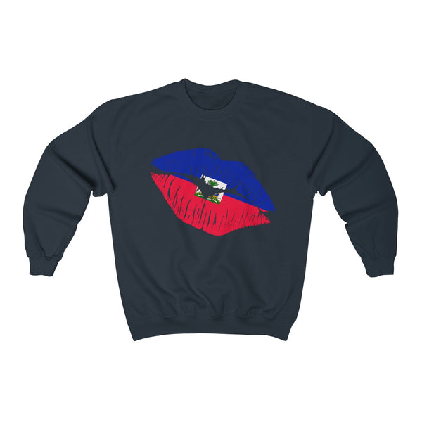 Haiti Lip Service - Unisex Heavy Blend™ Crewneck Sweatshirt - Sweatshirt - Cocoalime Apparel 