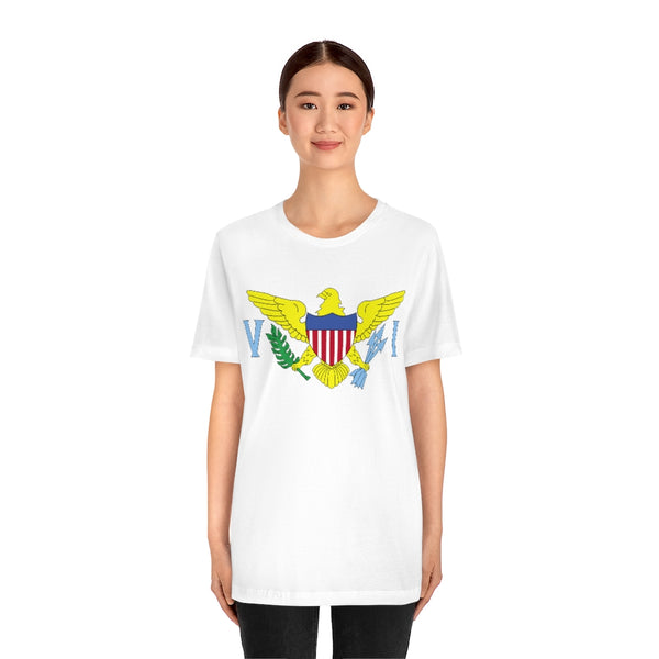 USVI Flag - Unisex Jersey Short Sleeve Tee