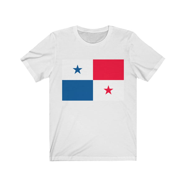 Panama Flag - Unisex Jersey Short Sleeve Tee - T-Shirt - Cocoalime Apparel 