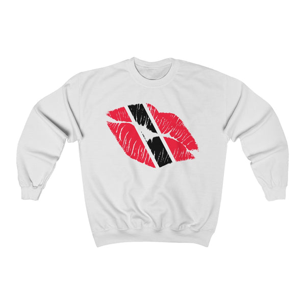 Trinidad & Tobago Lip Service - Unisex Heavy Blend™ Crewneck Sweatshirt - CocoaLime