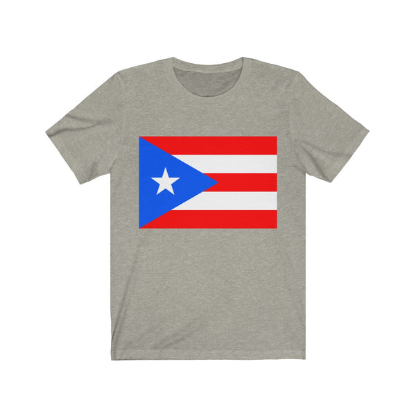 Puerto Rico Flag - Unisex Jersey Short Sleeve Tee - T-Shirt - Cocoalime Apparel 