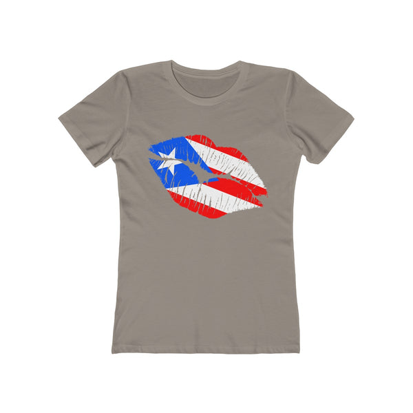 Puerto Rico Lip Service - Women's Slim Fit Tee - T-Shirt - Cocoalime Apparel 