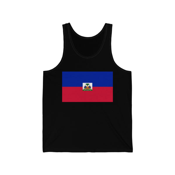 Haiti Flag - Unisex Jersey Tank - Tank Top - Cocoalime Apparel 