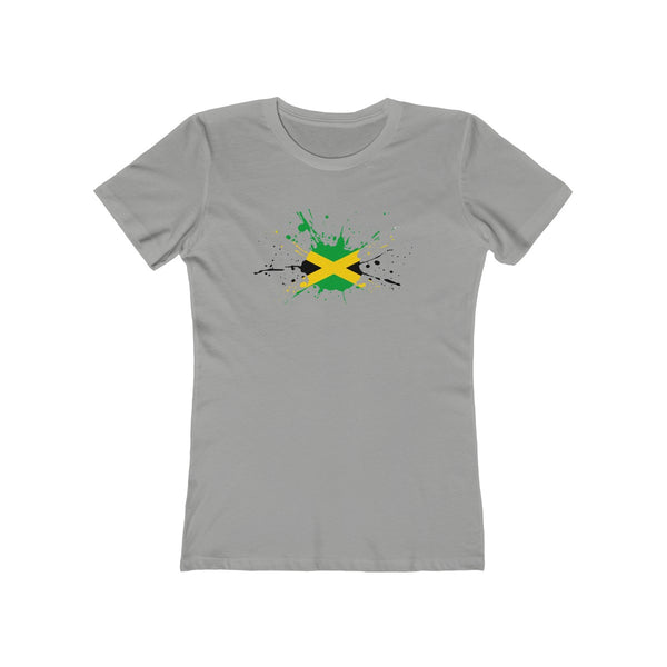 Jamaican Paint - Women's Slim Fit Tee - CocoaLime