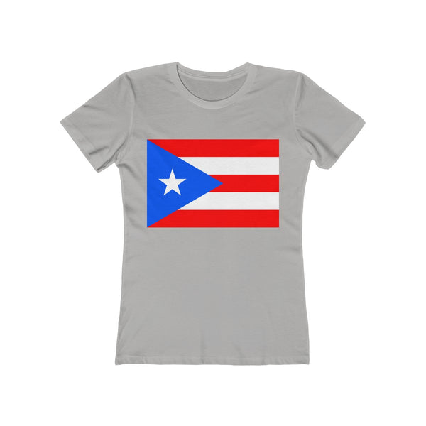 Puerto Rico Flag - Women's Slim Fit Tee - T-Shirt - Cocoalime Apparel 