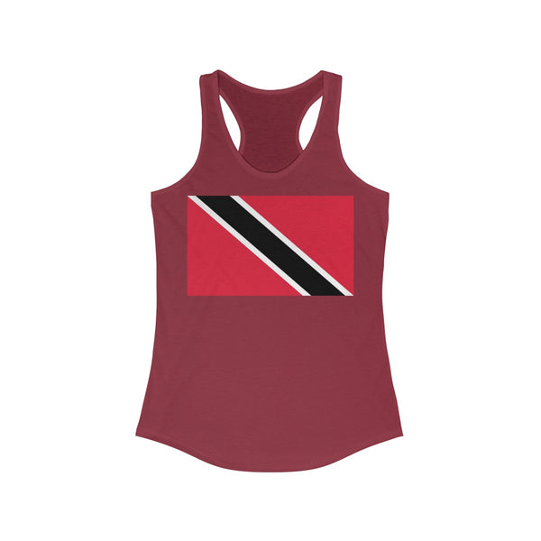 Trinidad & Tobago Flag -  Women's Slim Fit Racerback Tank - Tank Top - Cocoalime Apparel 