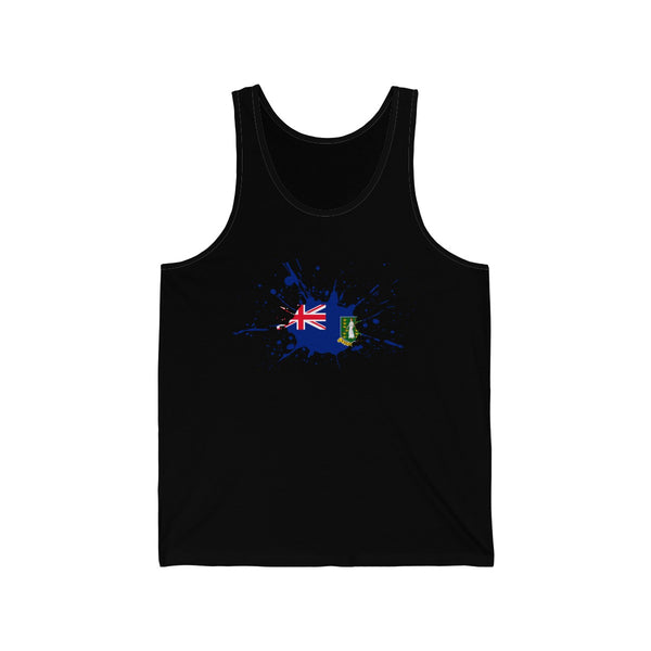 BVI Paint - Unisex Jersey Tank - Tank Top - Cocoalime Apparel 