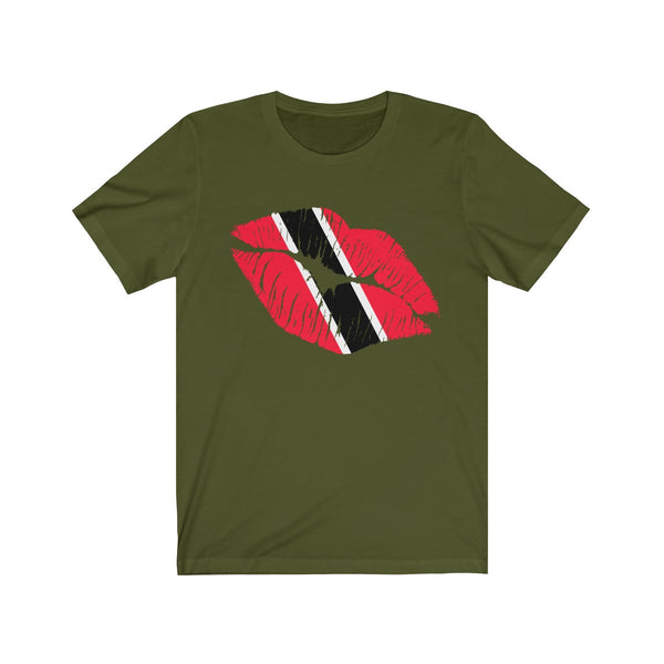 Trinidad & Tobago Lip Service - Unisex Jersey Short Sleeve Tee - CocoaLime