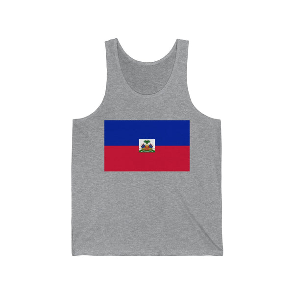 Haiti Flag - Unisex Jersey Tank - Tank Top - Cocoalime Apparel 