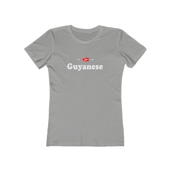 Guyanese - Women's Slim Fit Tee - T-Shirt - Cocoalime Apparel 