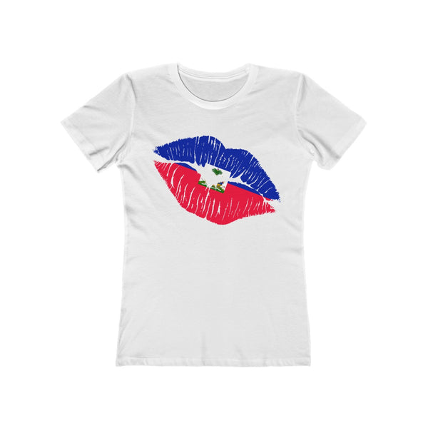 Haiti Lip Service - Women's Slim Fit Tee - T-Shirt - Cocoalime Apparel 