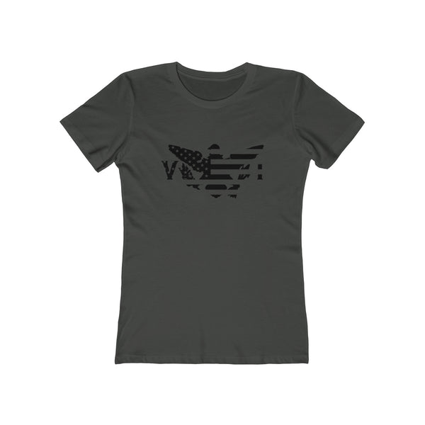 US x VI - Black - Women's Slim Fit Tee - CocoaLime